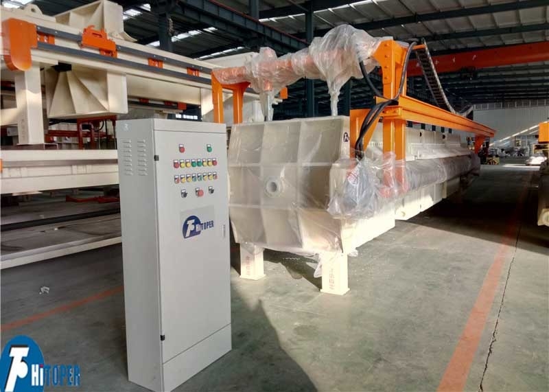 High Pressure Recessed Chamber Filter Press for Chemicals Dewatering