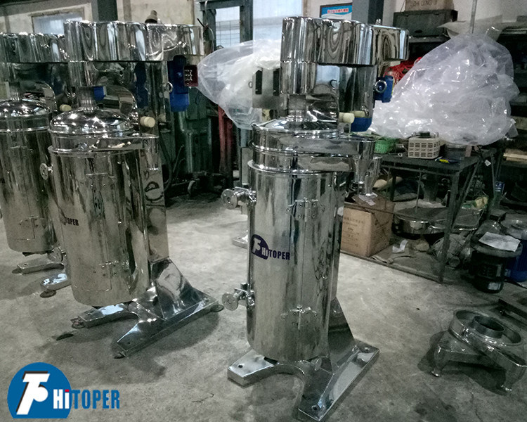 Industrial Tubular Centrifuge for Liquid Liquid Solid Separation and Suspension Processing with Precise Density Based Discharge