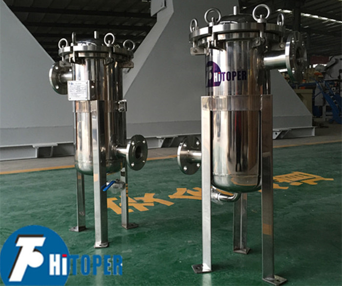 Stainless Steel Bag Filter Housing Manual Upper Discharge Type For Chemical Industry