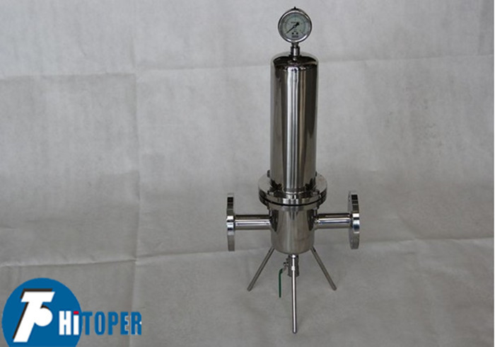 Stainless Steel Cartridge Filter Housing For Food Sewage Purification Treatment
