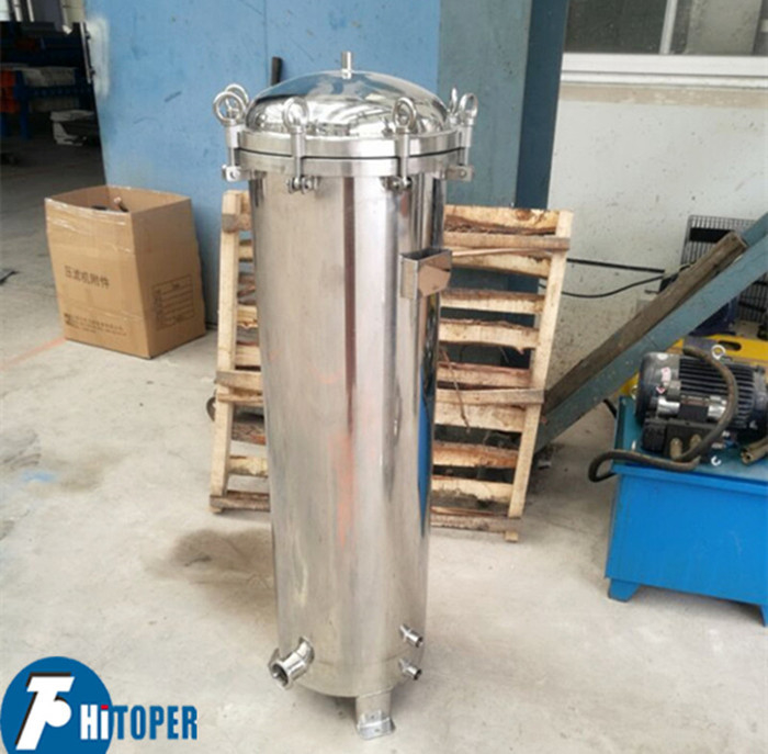 Stainless Steel Water Purification Cartridge Filter Housing With PP Filtration Element