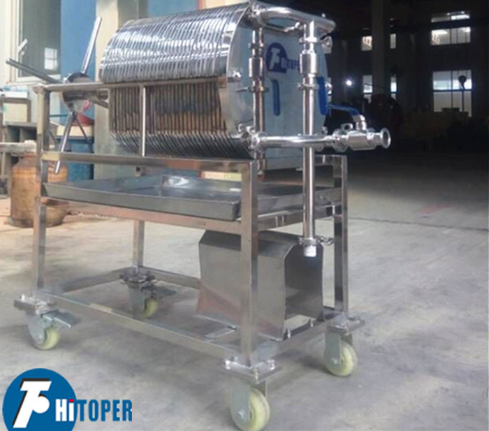 304/316L Plate & Frame Filter Press with Movable Roller for Food, Medicine, Chemical Industries