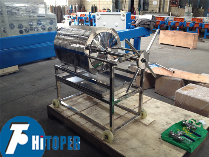 Horizontal Structure Filter Press Unit Plate And Frame Screw Compress Type