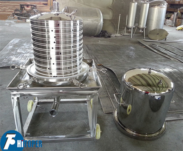 Vertical Type Stainless Steel Laminated Plate And Frame Filter Use Paper As Filtration Medium