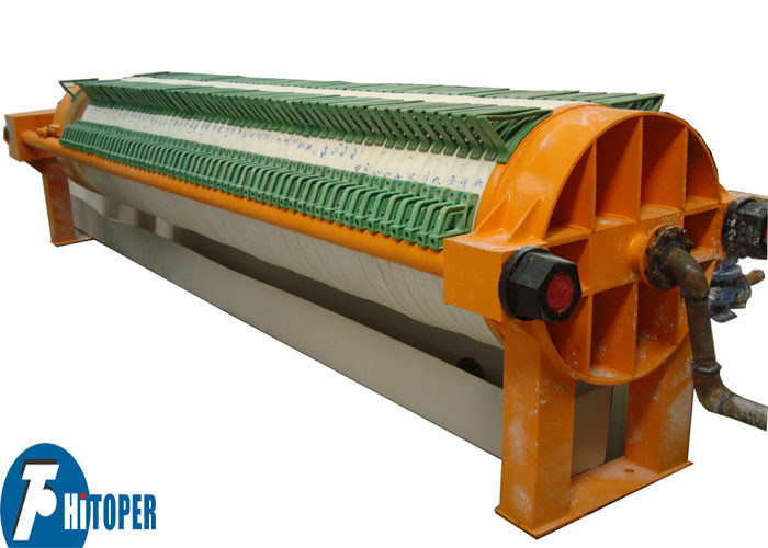 Round Plate Filter Press with Hydraulic Cylinder and Durable Reinforced Polypropylene Filter Plates for Separation of Slurry and Solids