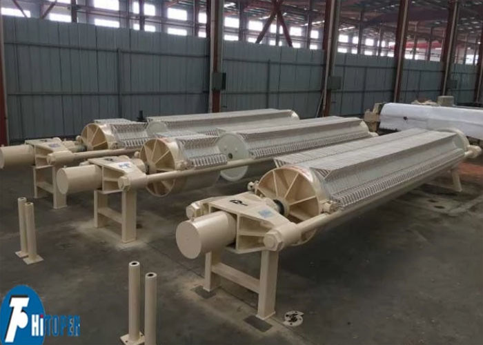 Round Plate Filter Press Industrial Grade High Precision PP Filter Plates Hydraulic Pressing System for Solids Liquid Separation