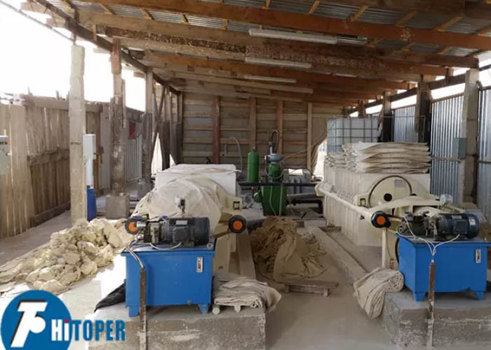 2.2kw Motor Drive Round Plate Filter Press For Kaolin Clay Dehydration With High Pressure Plate