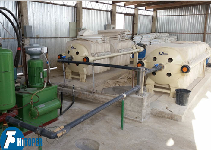 Kaolin Clay Industry Round Plate Filter Press With Round PP Filter Plate