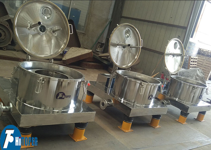 Plate Type Model Manual Discharge Small Centrifuge Machine For Coal Mine Project