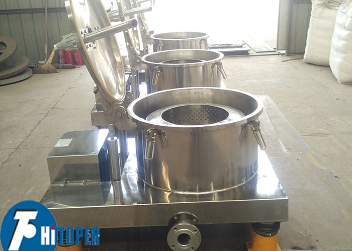 High Speed Industrial Basket Large Capacity Centrifuge Stainless Steel Flat Plate