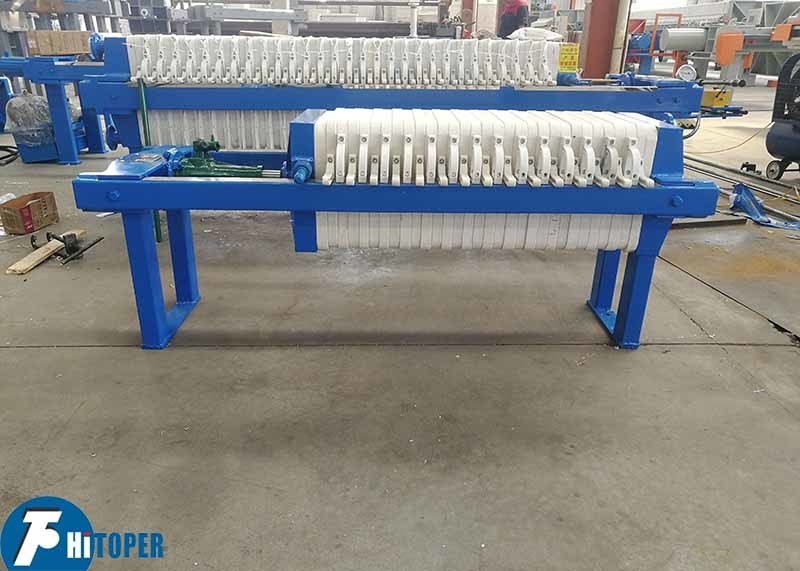 Manual Jack Type Chamber Filter Press Small Scale Wastewater Treatment Machine