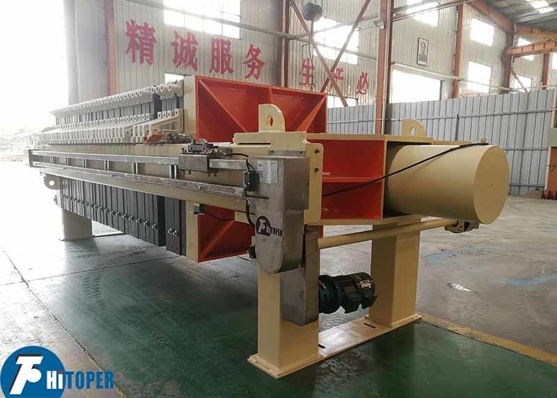 Industrial Mechanical Filter Press With 1250*1250mm Filter Plate 4kw