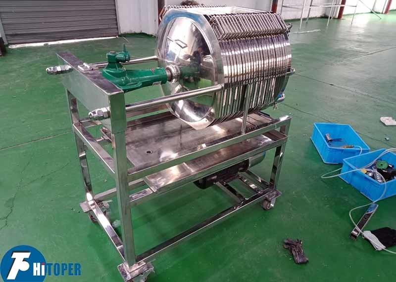 Stainless Steel Liquor Plate And Frame Filter Press 0.3Mpa Filtrating Pressure