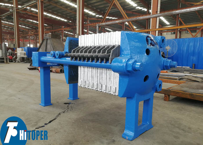 High Temperature Cast Iron Filter Press For Ferric Sulfate Treatment Long Service Life