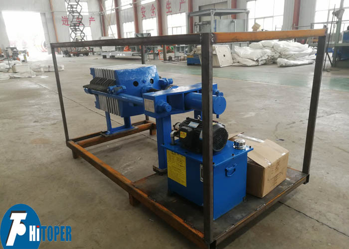 Automatic Cast Iron Filter Press Filter Hydraulic High Temperature Chamber Volume 298L