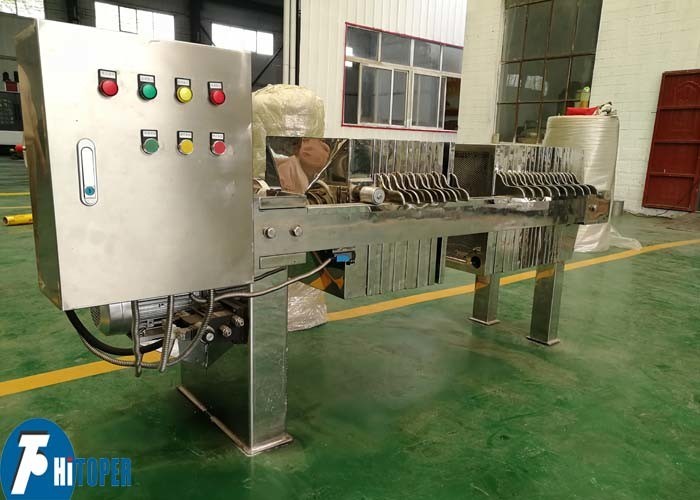 SS304 SS316L Stainless Steel Filter Press for Filtration of Liquids Including Syrup Vinegar Oils and Electroplating Solutions