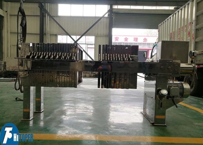 Sunflower Oil Filtration Equipment of Stainless Steel 450mm Size Plate and Frame Filter Press