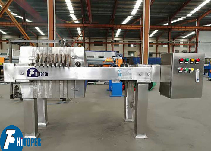 Honey Filtration Plate And Frame Filter Press 0.3mpa Filtrating Pressure