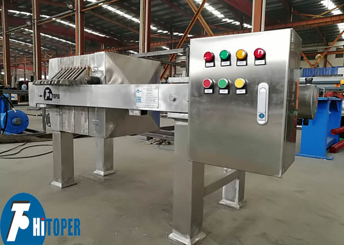 Stainless Steel Filter Press with SS304 Structure and Filter Plates Designed for Liquid Medicine Beverage Juice and Chemical Industry
