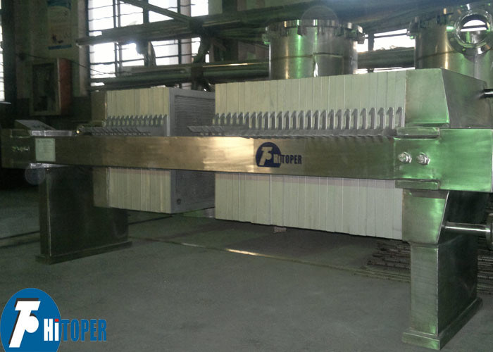 Stainless Steel Filter Press Featuring Screw and Manual Hydraulic Pressing Methods with Filter Precision Down to 0.22 Microns