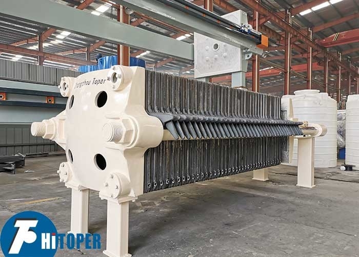 Chamber Volume 298L Plate And Frame Filter Press Cast Iron Filter Press With Cast Iron Plate