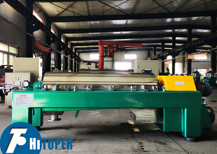 Industrial Decanter Centrifuge for Automatic Separation of Liquid Liquid Solid Phases in Industrial Suspension Processing