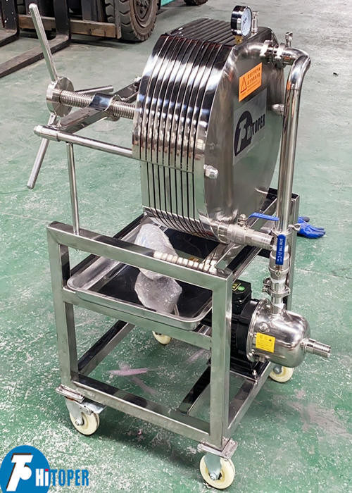 Plate and Frame Filter Press Offering Pressurized Sealed Filtration for Clarification Sterilization and Purification of Liquids