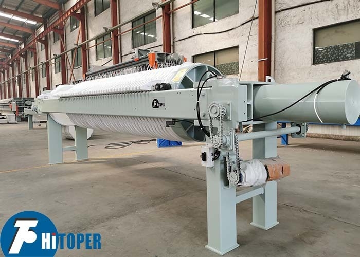 High Pressure Filter Press With PP Round Filter Plate For Stone / Ceramics Kaolin