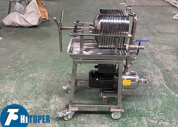 0.15Mpa Pressure Full Stainless Steel Plate And Frame Filter Press For Juice Treatment