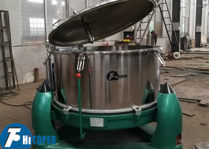 Industrial Basket Centrifuge Featuring Stainless Steel Drum and Manual Top Discharging for Separation and Dehydration Processes