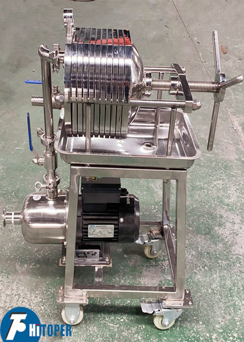 Multi-Layer Stainless Steel Filter Machine With Centrifugal Pump For Liquid Honey Filtration