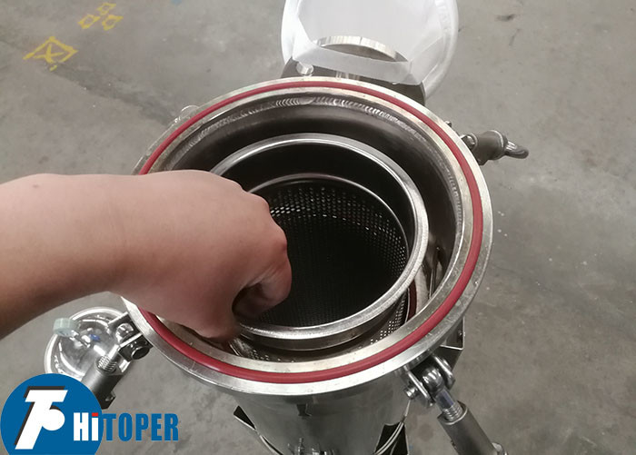 Water treatment stainless steel bag filter housing for juice honey filtration