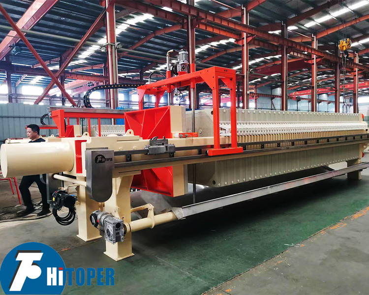 Automatic Vertical Membrane Filter Press For Oil Field Exploration Drilling Sludge