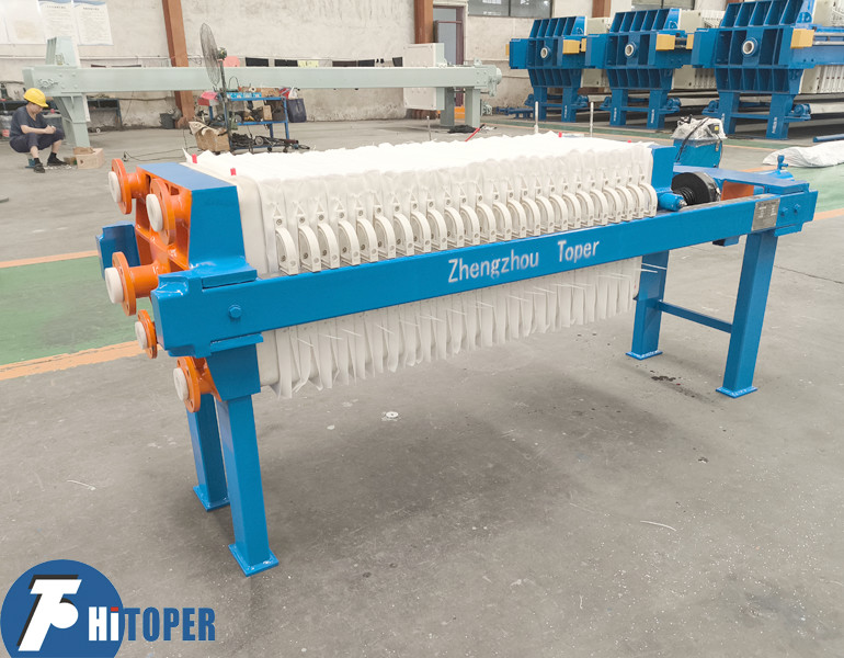 450x450mm Plate Hydraulic Compress Industrial Filter Press Function of ...