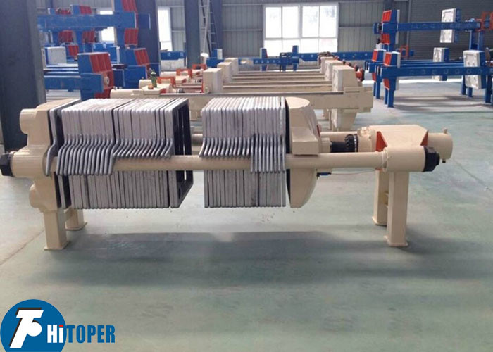 filter press for sludge dewatering