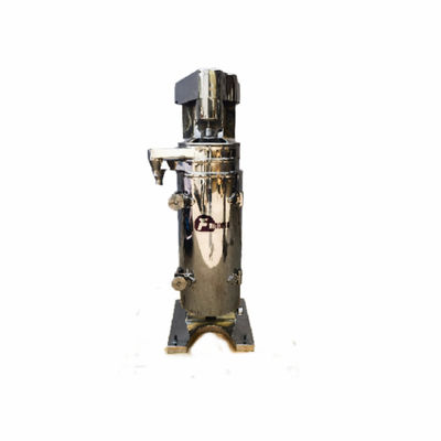 Tubular Centrifuge machine designed for continuous separation of two immiscible liquids and suspended solids with minimal product loss